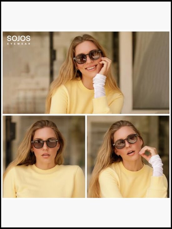 Retro Vintage Polarized Sunglasses, Classic Square Panto Shades main image 2